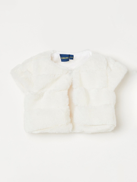 

Juniors by Lifestyle Girls Cream-Coloured Crop Shrug
