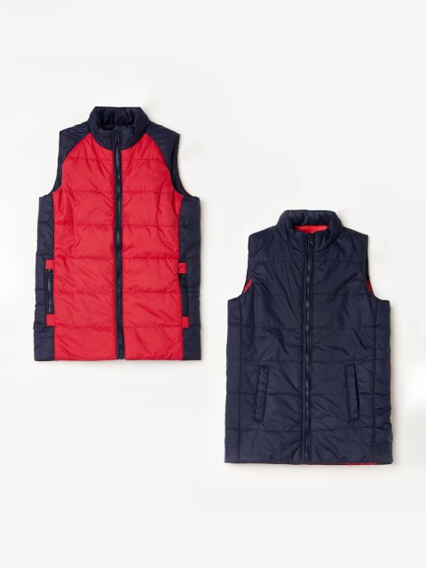 

Fame Forever by Lifestyle Boys Red Reversible Padded Jacket