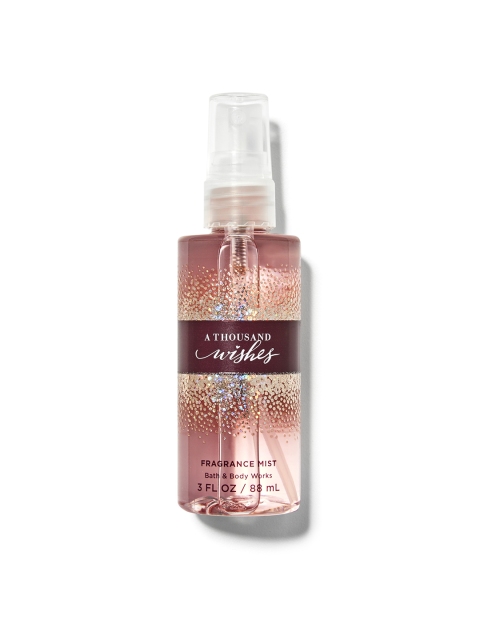 

Bath & Body Works Women A Thousand Wishes Travel Size Fine Fragrance Mist 88 ml, Pink