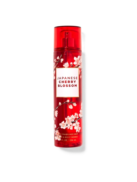 

Bath & Body Works Women Japanese Cherry Blossom Fine Fragrance Mist 236 ml, Red