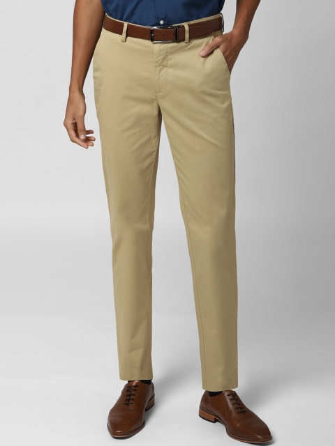 

Peter England Men Khaki Trousers