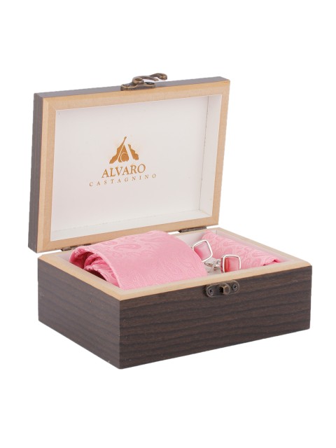 

Alvaro Castagnino Men Pink Accessory Gift Set