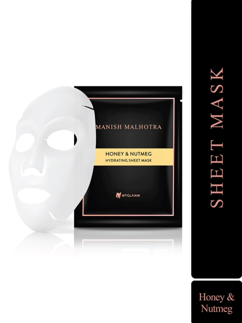 

Manish Malhotra Beauty By MyGlamm Honey & Nutmeg Hydrating Sheet Mask 25 g, White