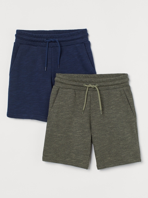 

H&M Boys Green & Blue 2-pack Sweatshirt shorts