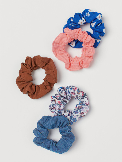 

H&M Girls Pink & Blue 5-pack scrunchies