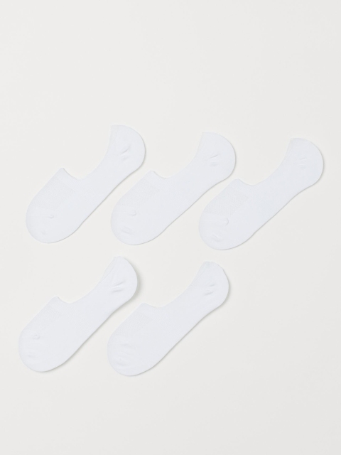 

H&M Mens 5-pack Sports Socks, White