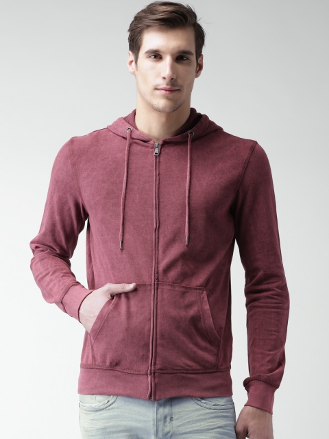 

ALCOTT Burgundy Hooded Sweatshirt