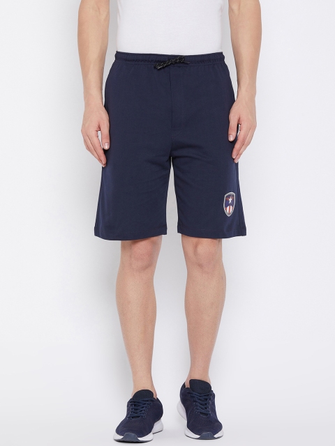 

Marvel by Wear Your Mind Men Navy Blue Avengers Regular Shorts