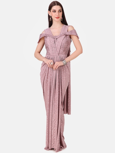 

Grancy Mauve Velvet Maxi Dress