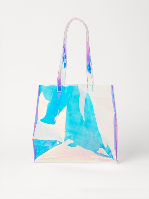 

H&M Girls Purple Transparent beach bag