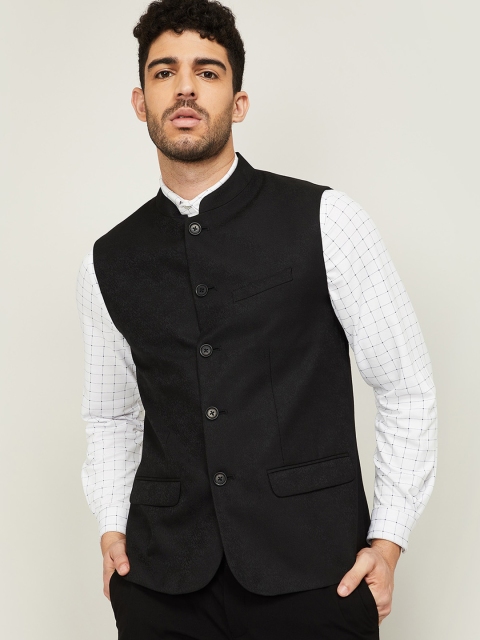 

CODE by Lifestyle Men Black Waist Coat