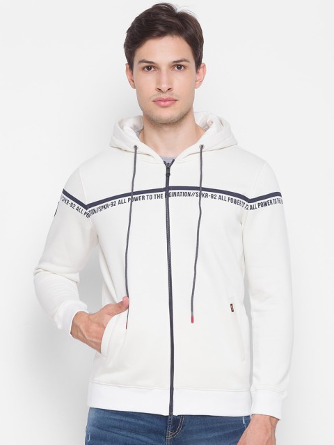 

SPYKAR Men Off White Sweatshirt