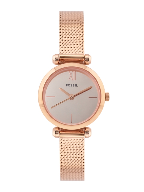 

Fossil Women Silver-Toned Tillie Mini Analogue Watch BQ3534