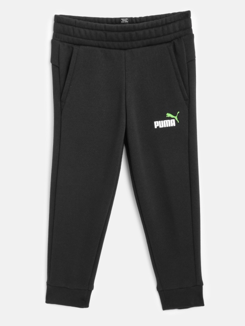 

Puma Boys Black Essentials+ 2 Colour Logo Joggers