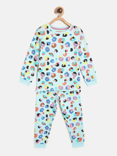 

Marks & Spencer Girls Multicoloured Leopard Printed Pyjama Set, Multi