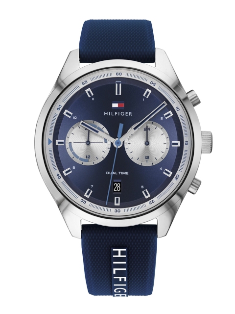 

Tommy Hilfiger Men Blue Dial & Blue Straps Analogue Watch TH1791781