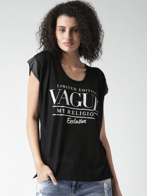 

ALCOTT Women Black Printed Top