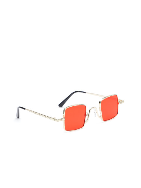 

Carlton London Women UV Protected Lens Square Sunglasses, Red