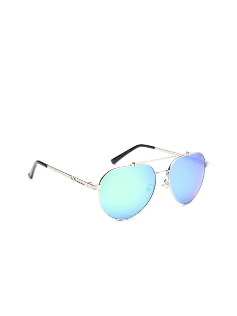 

Carlton London Women Mirrored UV Protected Lens Aviator Sunglasses, Green