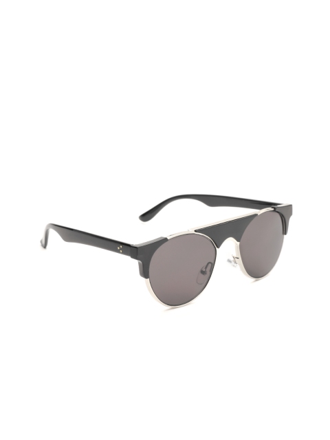

Carlton London Unisex UV Protected Lens Oval Sunglasses, Black