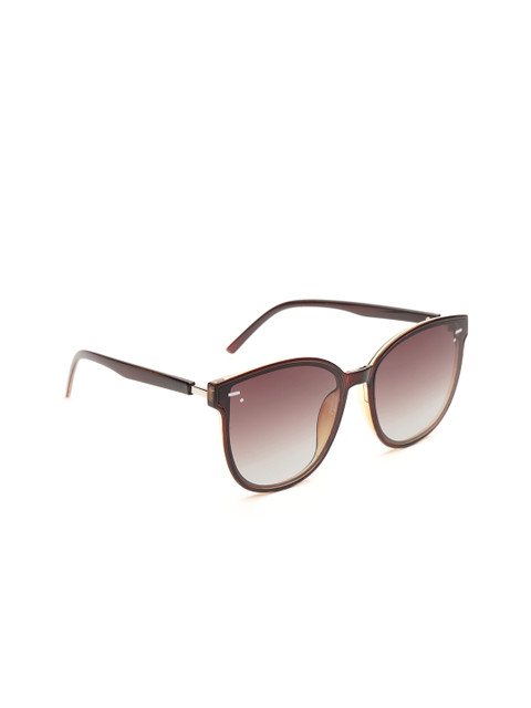 

Carlton London Women UV Protected Lens Oval Sunglasses, Brown