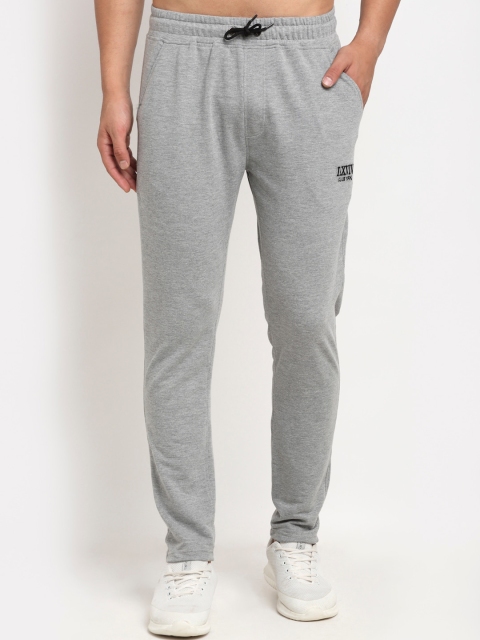 

Club York Men Grey Melange Solid Track Pant