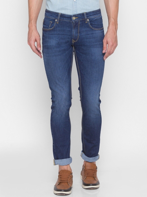 

SPYKAR Men Blue Skin Tight Skinny Fit Low-Rise Light Fade Cotton Jeans