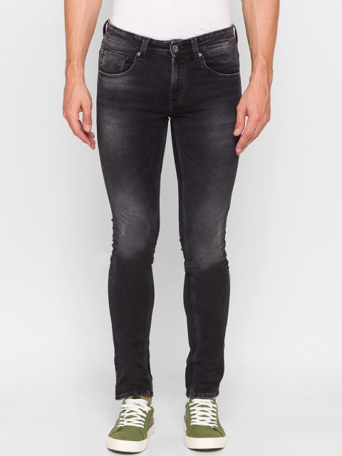

SPYKAR Men Blue Skinny Fit Low-Rise Heavy Fade Jeans