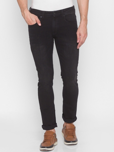 

SPYKAR Men Black Slim Fit Low-Rise Jeans