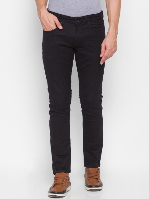 

SPYKAR Men Black Skinny Fit Low-Rise Jeans