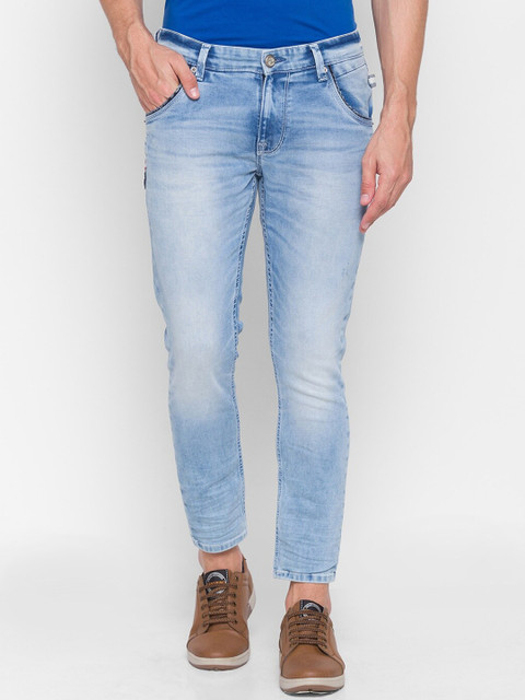 

SPYKAR Men Blue Slim Fit Heavy Fade Jeans