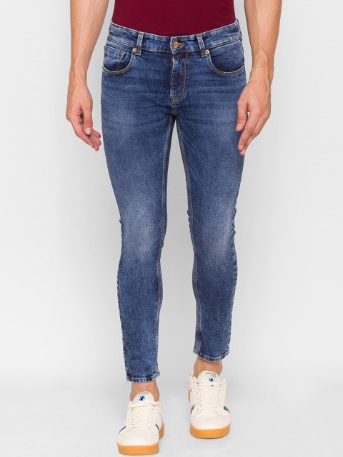 

SPYKAR Men Blue Slim Fit Heavy Fade Jeans