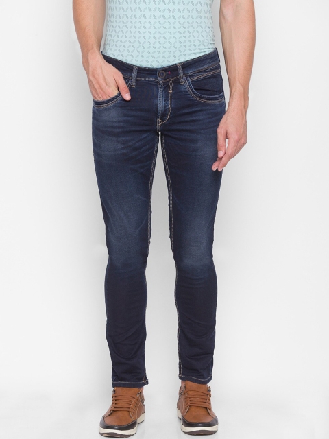 

SPYKAR Men Blue Skinny Fit Low-Rise Jeans