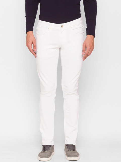 

SPYKAR Men White Skinny Fit Low-Rise Jeans