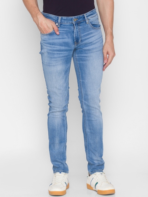 

SPYKAR Men Blue Skinny Fit Low-Rise Light Fade Jeans