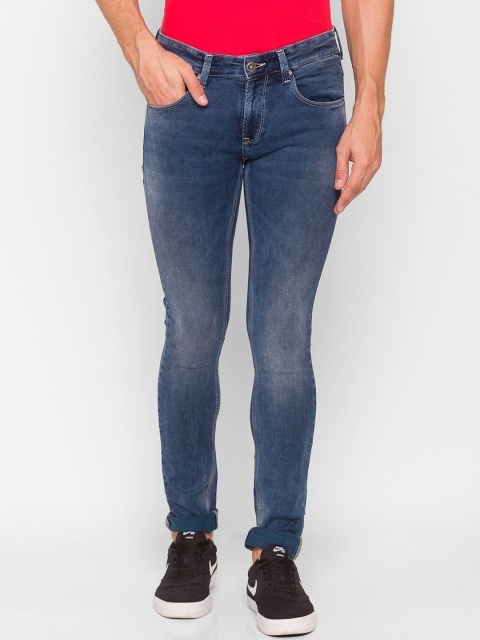 

SPYKAR Men Blue Skinny Fit Low-Rise Jeans