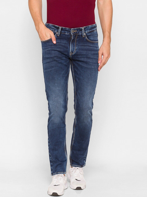 

SPYKAR Men Blue Mildly Distressed Light Fade Jeans