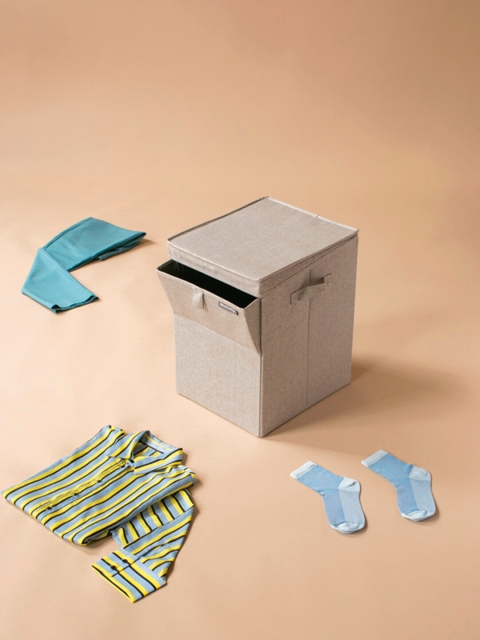 

Brabantia Grey Solid Stackable Laundry Box
