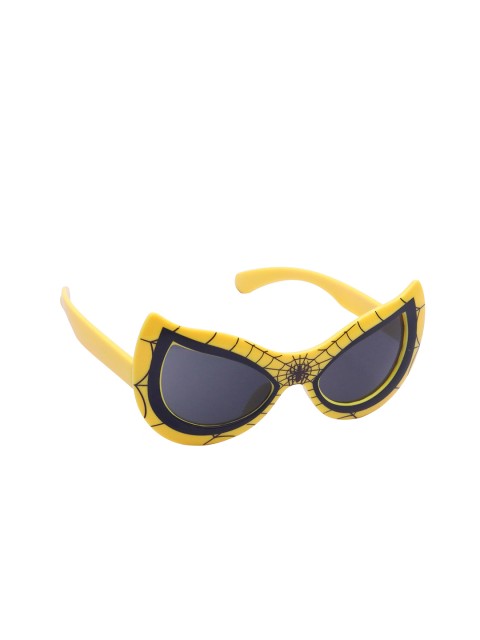 

Spiky Unisex Kids Black Lens & Yellow Cateye Sunglasses with UV Protected Lens