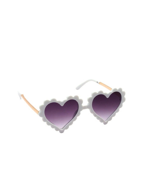 

Spiky Unisex Kids Purple Lens & White Other Sunglasses with UV Protected Lens