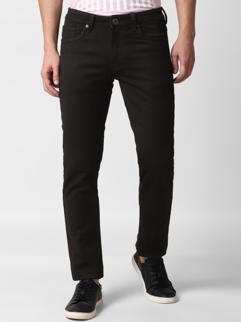 

Peter England Casuals Men Black Slim Tapered Fit Stretchable Jeans