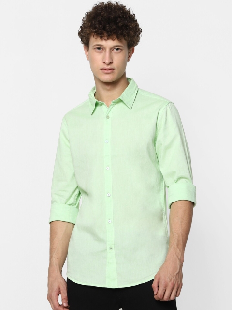 

MARCA Disati Men Green Slim Fit Opaque Casual Shirt