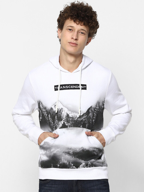

MARCA Disati Men White Printed Sweatshirt