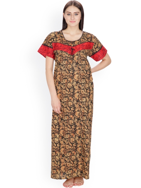 

Klamotten Multicoloured Printed Maxi Nightdress 2M22, Multi