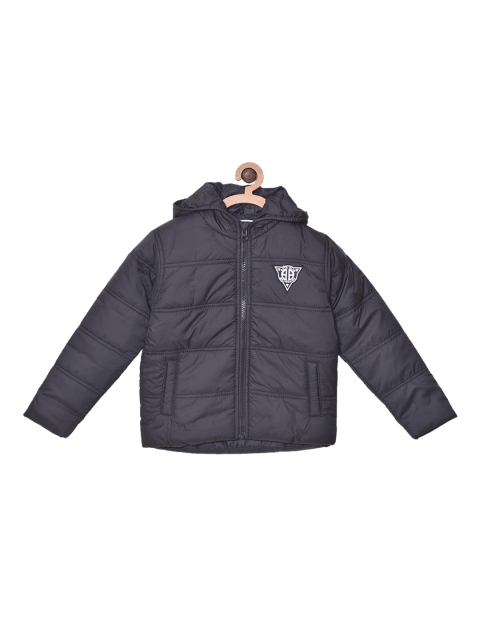 

612 league Boys Black Camouflage Puffer Jacket
