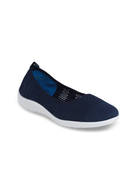 

pelle albero Women Blue Woven Design Slip-On Sneakers