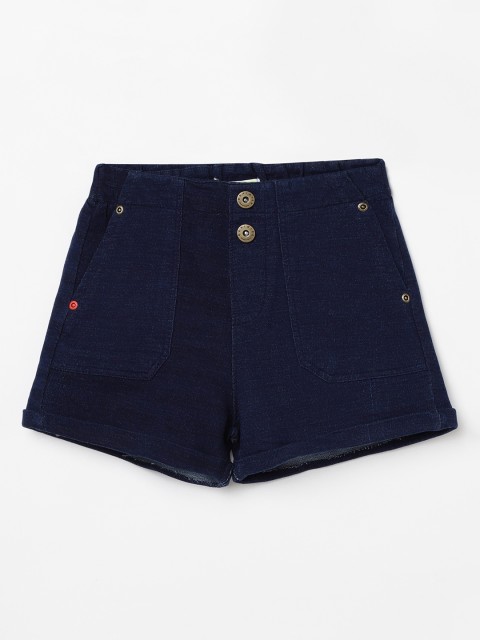 

Denimize by Fame Forever Girls Blue Regular Shorts