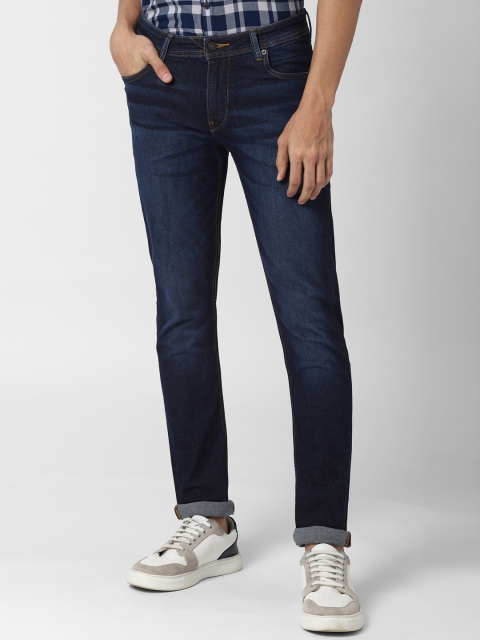 

Peter England Casuals Men Navy Blue Slim Fit Light Fade Stretchable Jeans