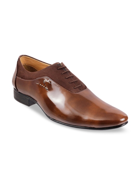 

WALKWAY Men Brown Formal Oxfords