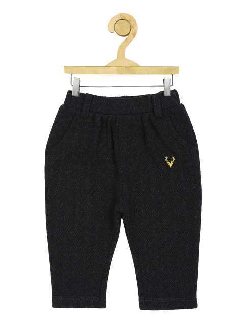 

Allen Solly Junior Boys Black Pure Cotton Trousers